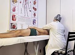 patient gets hard during nurse exam can't hold back