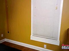 horny blonde cutie pixie pie fingers her shaved pussy deep then gets fucked hard