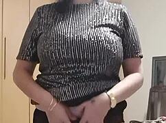 damn this hot african babe rips clothes strips naked shows real big tits ass no fakes ready to fuck