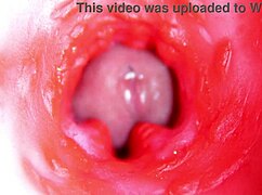 Internal Camera Teases Pussy Creampie