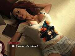 submissive redhead milf slurps monster cock then squirts on banana outdoors