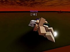 dude that roblox fight goat animation in fishnets is wild af