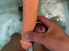 wanna feel me frot my huge cock against yours close up?