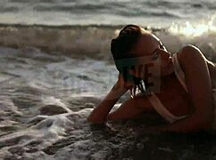 oh man her wet see-through bra clings to those nipples on the beach... russian blonde crossdressing sexy