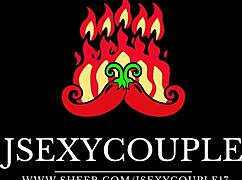 Called hotel bellboy for BDSM toys lesson ended handcuffed fucking swallowing cum 😏🔥