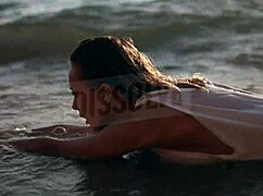 oh man her wet see-through bra clings to those nipples on the beach... russian blonde crossdressing sexy