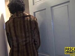 tied up and blindfolded the milf submissive gets fingered intensely by her dominant