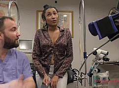 behind scenes miss mars in latex nurse gloves vibes to orgasm research