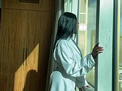 ava valentina gets pounded by big black cock at hotel window 👅🔥