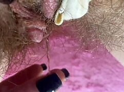 extreme closeup me rubbin big clit til orgasm explodes