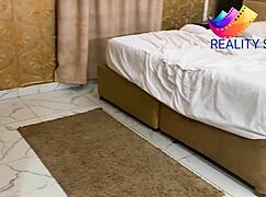 south african maid slut messes hotel room with guest's cum