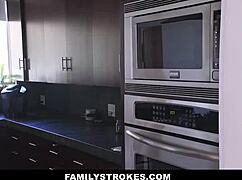 movie night with step bro turns cozy