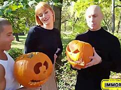 Should Dolly Dyson take both buddies' cocks in her pussy for a creampie cuckold betrayal?