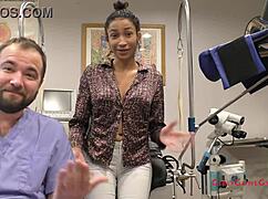 behind scenes miss mars in latex nurse gloves vibes to orgasm research