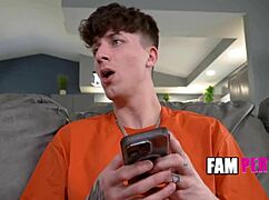 Petite Stepsis Rides Stepbro's Cock in Retro Toy Glory POV