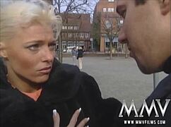 erotic blonde harlots slobber on huge interracial monster cocks