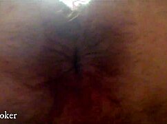 brunette solo fingers ass then worships it homemade