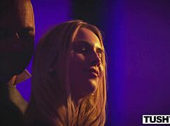 blonde fiancee begs couple to fuck and share her tight ass