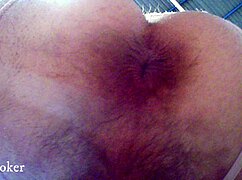 brunette solo fingers ass then worships it homemade