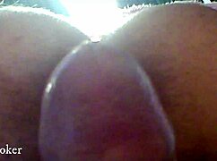 brunette solo fingers ass then worships it homemade