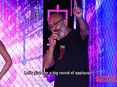 danna vallejo strips then gets fucked hard by stepbro in sexmex part one