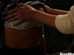 two young lesbians betrayed in prison get bound dominated and humiliated!