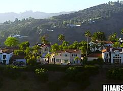 omg ebony muslim teen finally loses virginity to american's big cock 😲