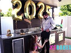 hey tiny slut how's that massive cock stretching your pussy?