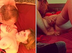 granny queen of hearts in costume rides dildo hard until massive orgasm hits her fat tits