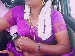 wanna see this indian housewife in saree givin dirty talk handjob n rimjob to the driver in the car?