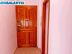 lonely milf grabs horny delivery boy for sloppy face fuck and pussy pounding at home