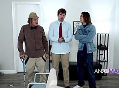 Owner Claims Robo Pussy First Then Family Gangbangs Ass and Mouth Anal