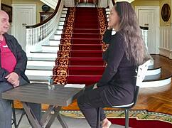 What if Agarabas' Strip Game Rips Clothes Off Big Tits Outdoors?