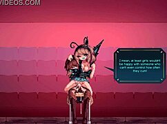 Anime monster girl takeover hentai with creampie blowjob animations