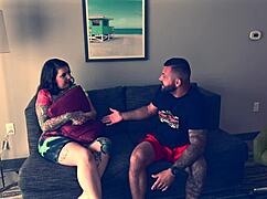 amateur couple tries missionary position with step-sis in homemade scene