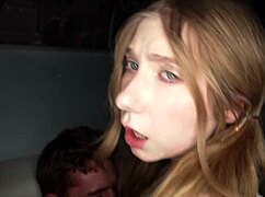 Mila Pie's Shaved Ass Gaped Hard by Robien Gun in Blonde Pound Fest