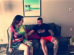 amateur couple tries missionary position with step-sis in homemade scene