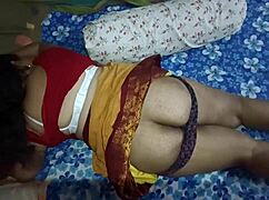 Desi Bhabi Salwar Hugs Her Tempting Big Ass