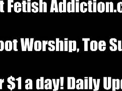 she demands foot worship whenever she wants