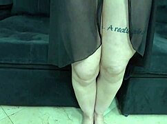 redhead powerlifter girlfriend bent over doggystyle with big tits and monster cock riding