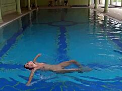 Sazan Cheharda's Naked Pool Tease Swims Seductively