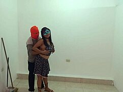 Lazy Latina milf coworker seduces boss's stepson for wild work sex ride.