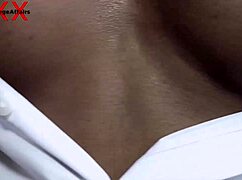 ebony teen fucked hard in school backyard pov 4k 🍆🌳