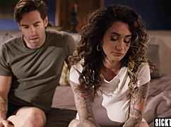 big tits milf arabelle raphael blew then footjob fucked hard?