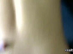 adorable czech teen strips in supermarket then gets pov banged hard by group.