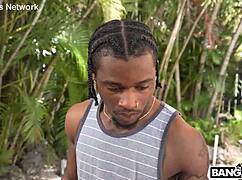 whoa, monster cock owner stretches tight yoga milf's shaved pussy wide open