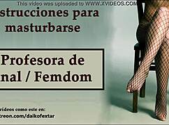 spanish anal joi femdom teacher hypnotizes hands-free orgasm