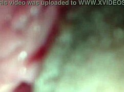 Shaved milf pussy stretched creampied tight