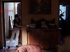 skinny indian slave tied up whipped extreme by intruder with dildo toys bdsm