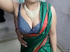 Hot desi bhabhi fucked hard in pink silky saree!